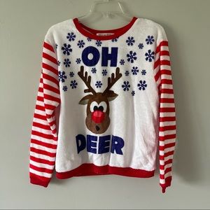 Oh Deer ugly Christmas sweater